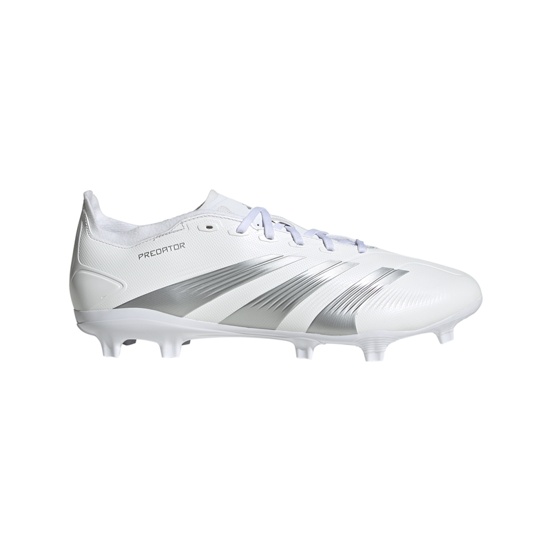 adidas Predator 24 League Low Firm Ground Soccer Cleats Mens White Sneakers Athl