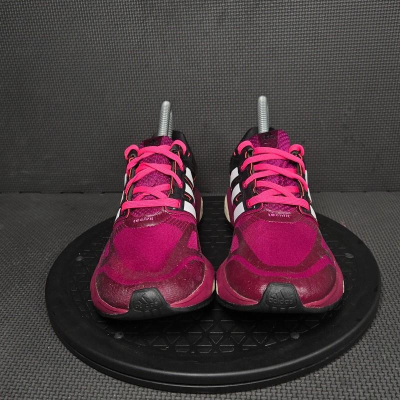 Adidas Response Boost Techfit Shoes Youth Sz 5.5 Pink Athletic Trainers