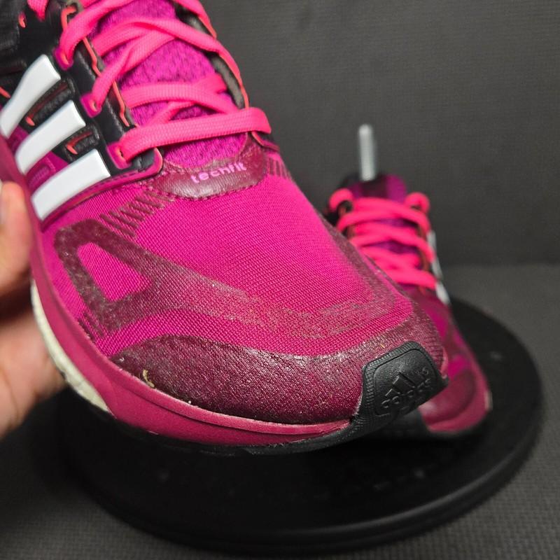 Adidas Response Boost Techfit Shoes Youth Sz 5.5 Pink Athletic Trainers