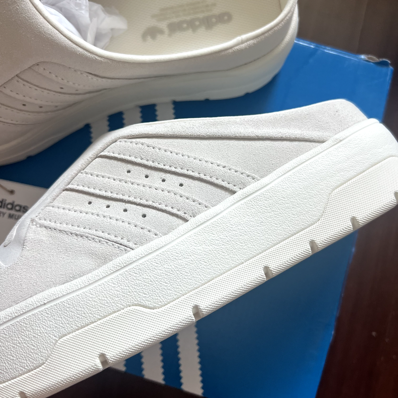 Adidas Rivalry Women Mule Shoes Sneakers White Grey IG2232