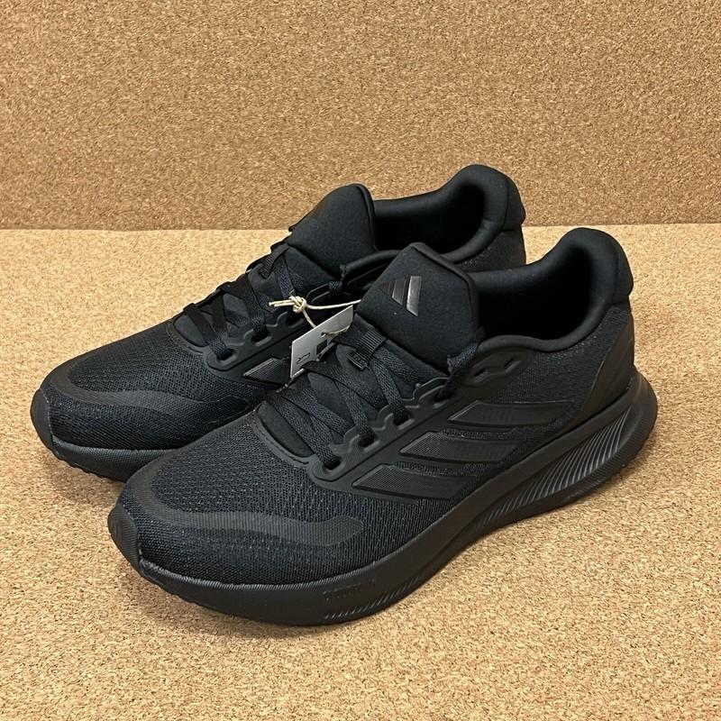 Adidas Runfalcon 5 Running Shoes Women's Size 8 Core Black Athletic Sneakers