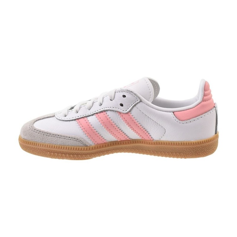 Adidas Samba OG Little Kids' Shoes Cloud White/Semi Pink Spark Jp5484