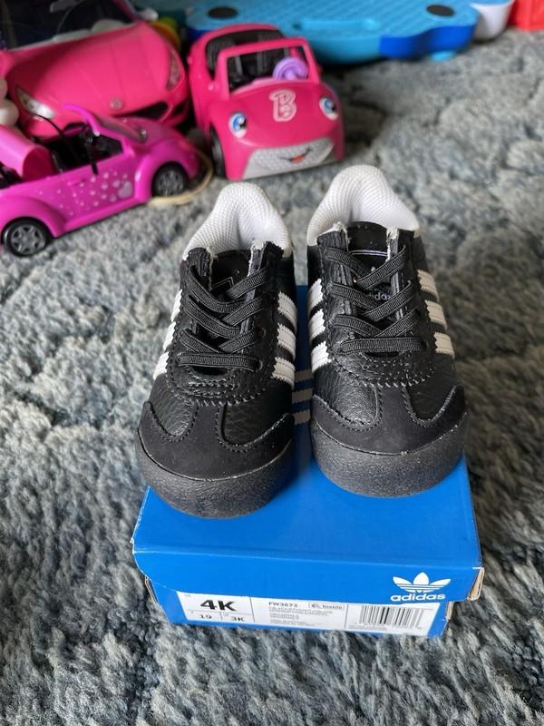 Adidas Samoa I 4K Black White 4C Toddler Shoes