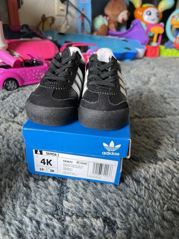 Adidas Samoa I 4K Black White 4C Toddler Shoes