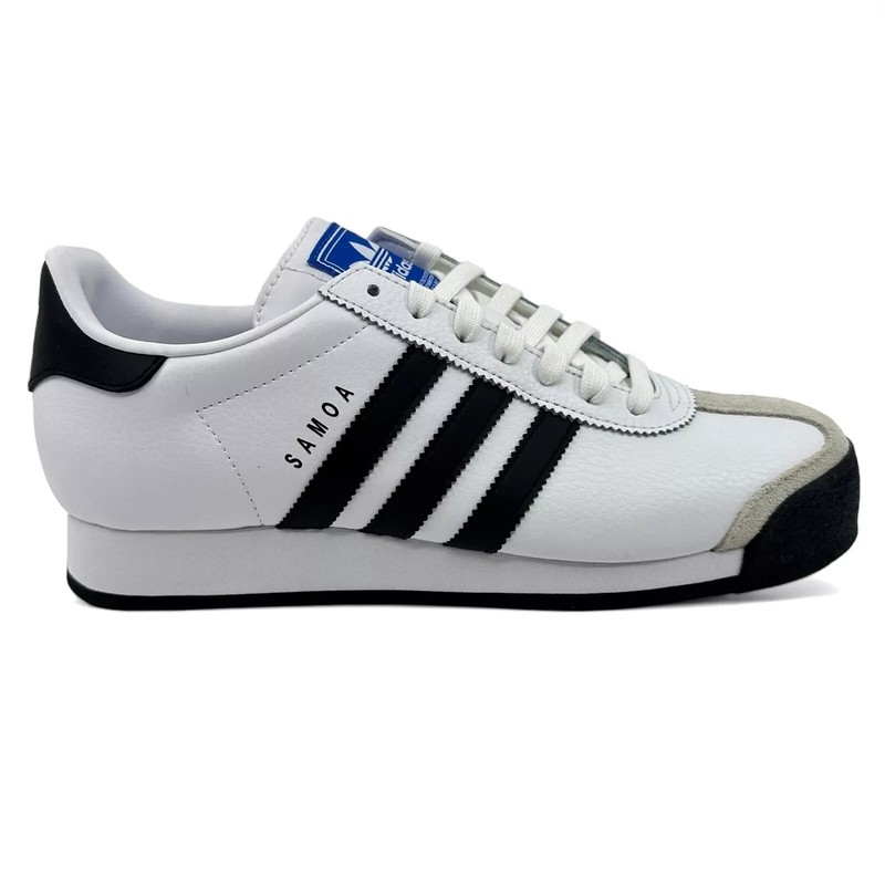 Adidas Samoa White Black Mens Athletic Sneakers Samba 675033
