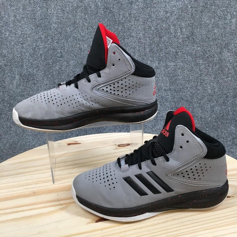 Adidas Shoes Youth 6.5 Cross Em Up Basketball Sneakers Gray Athletic B39444