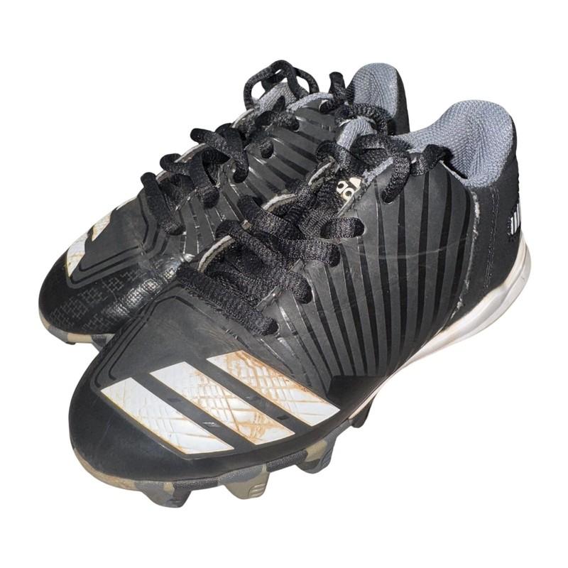 Adidas Soccer Cleats Youth Boys Size 10K Black White Gold Camouflage B39227