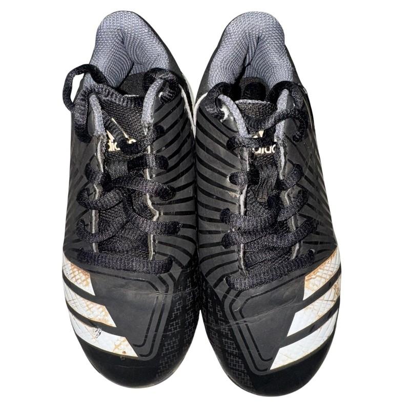 Adidas Soccer Cleats Youth Boys Size 10K Black White Gold Camouflage B39227