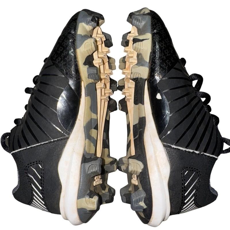 Adidas Soccer Cleats Youth Boys Size 10K Black White Gold Camouflage B39227