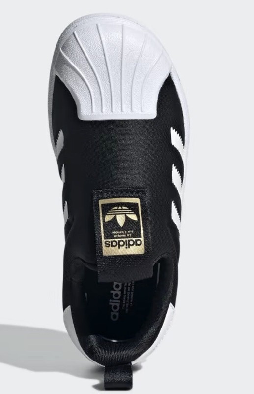Adidas Superstar 360 GX3233 Kids Size 10K US Black/White Sneakers Shoes