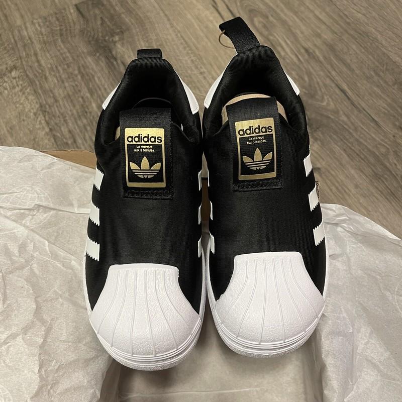 Adidas Superstar 360 GX3233 Kids Size 10K US Black/White Sneakers Shoes