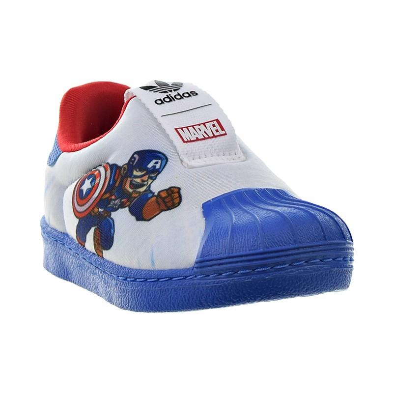 Adidas Superstar 360 I "Marvel Captain America" Toddlers' Shoes White-Red FX4882