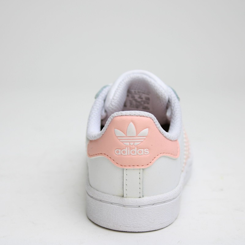Adidas Superstar EL I Toddler White GZ2882 Fashion Shoes