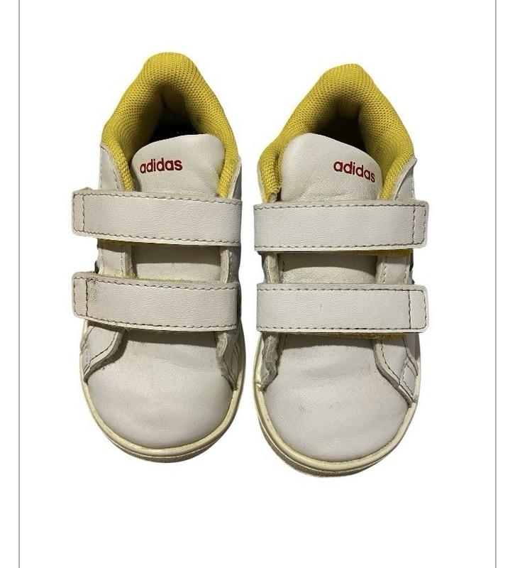 Adidas Toddler Disney Mickey Mouse Sneakers White Size 6k