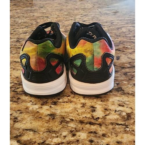 Adidas Torsion ZX Flux Sneakers Kids Size 8 Watercolor Tie Dye