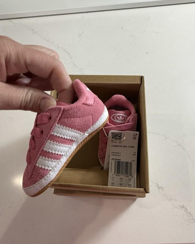 Adidas VL Court Infant Crib Shoes Sz 1