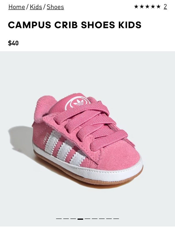 Adidas VL Court Infant Crib Shoes Sz 1