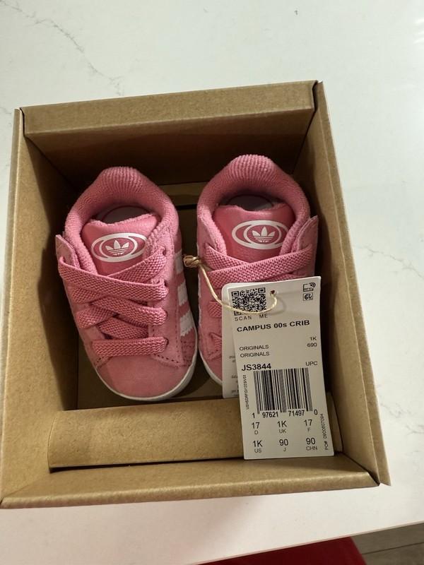 Adidas VL Court Infant Crib Shoes Sz 1