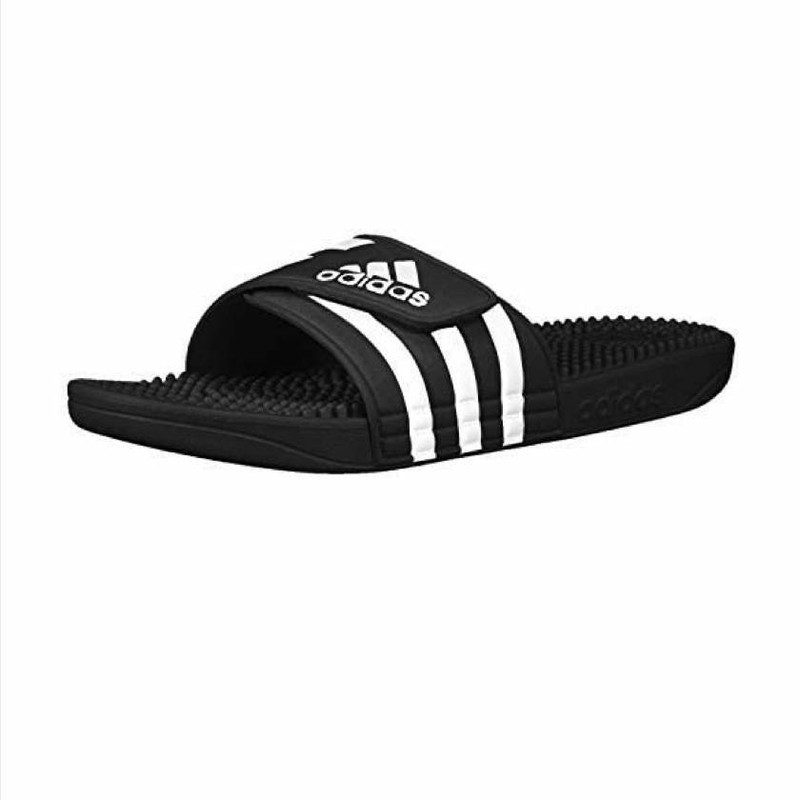 Adidas Women Sandals Slide Slip On For Restroom Bathroom Massage Nubs On Footbed