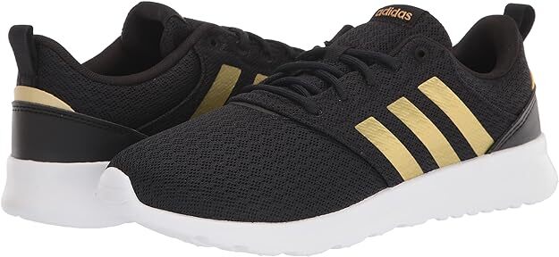 adidas Womens Cloudfoam QT Racer 2.0 Sneaker Black / Gold CHOOSE SIZE