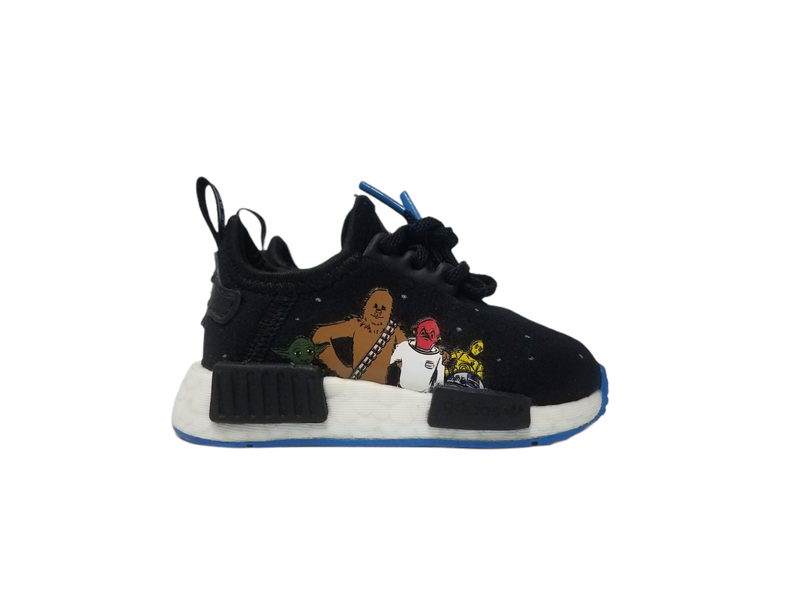 ADIDAS X STAR WARS NMD_R1 I TODDLER SNEAKERS BLACK/WHT FX6508 - BRAND NEW IN BOX