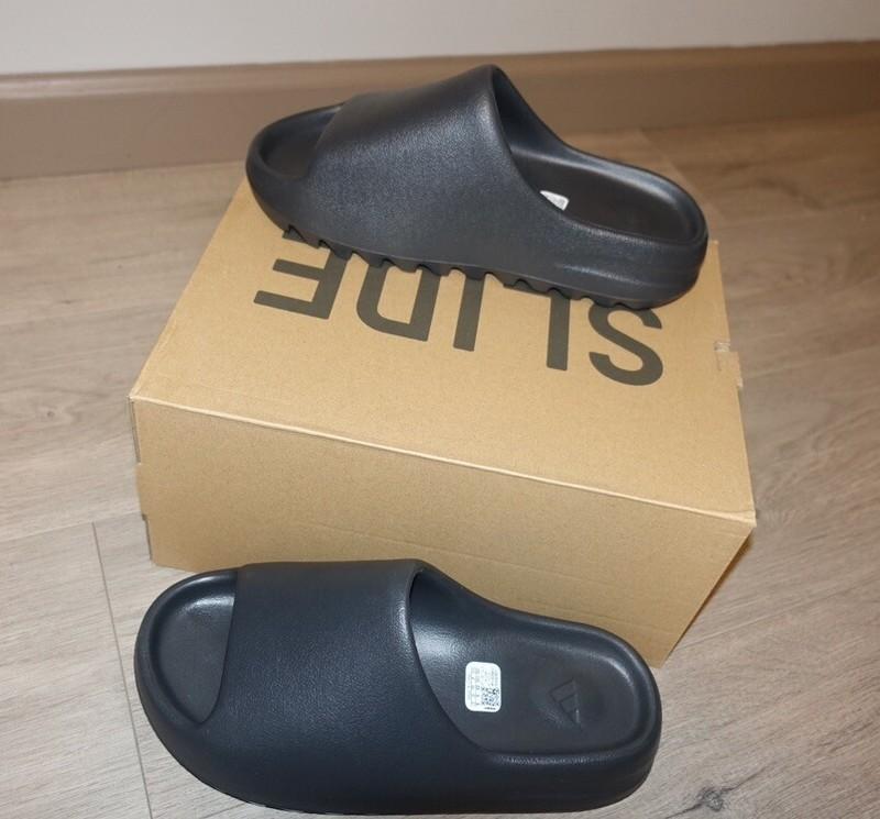 Adidas Yeezy Slide Onyx (HQ6448) Men's Size 5-13 (100% Authentic With Tags)