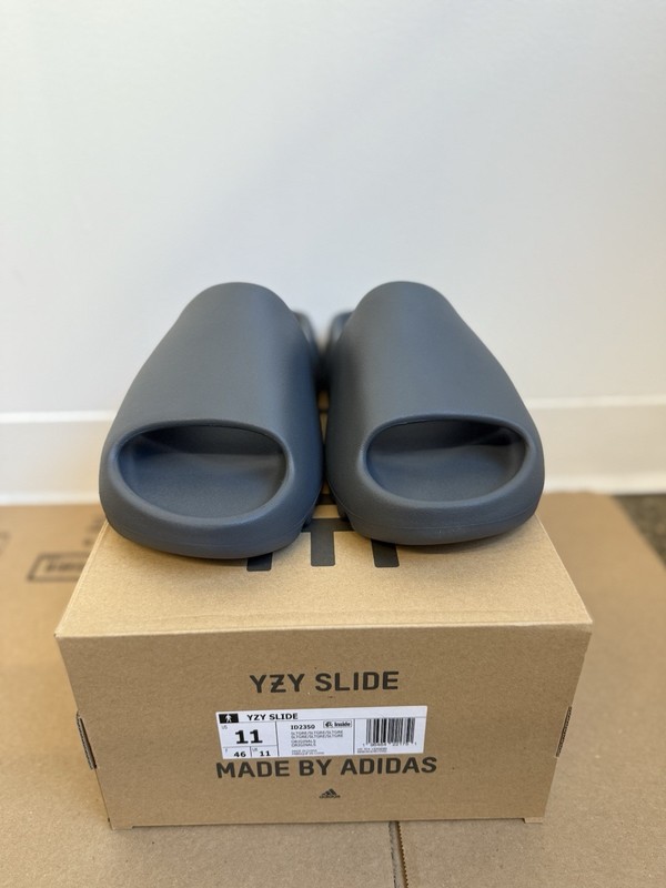 Adidas Yeezy Slide Slate Grey Size 11 – 100% Authentic w/ Receipt ID2350 New