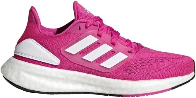 Adidas Z3336* Kids Girls Pureboost 22 Lucid Fuchsia/White Running Shoes Size 6 M
