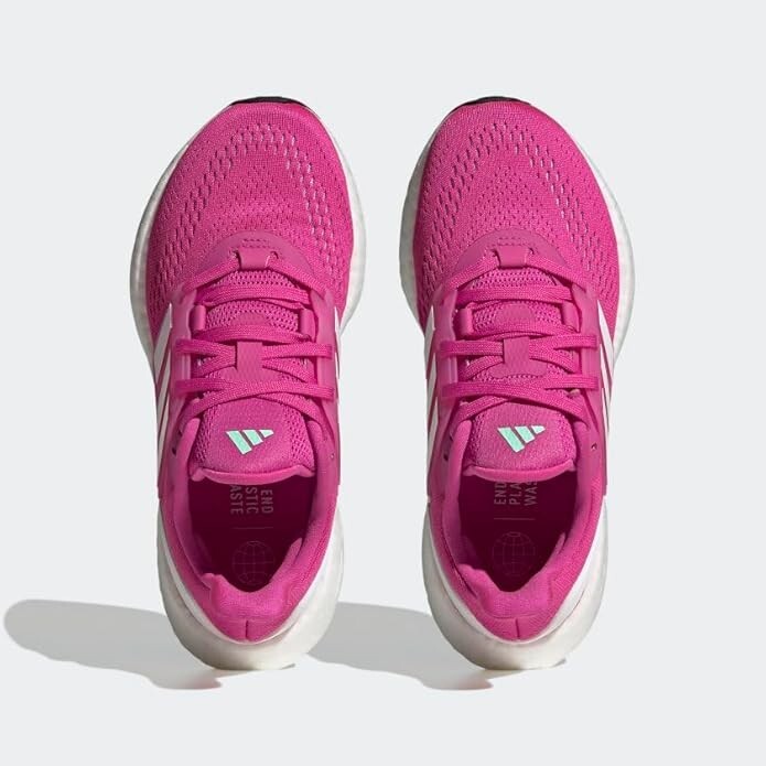 Adidas Z3336* Kids Girls Pureboost 22 Lucid Fuchsia/White Running Shoes Size 6 M
