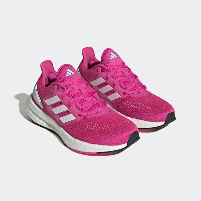 adidas Z3336* Kids Girls Pureboost 22 Lucid Fuchsia/White Running Shoes Size 6 M