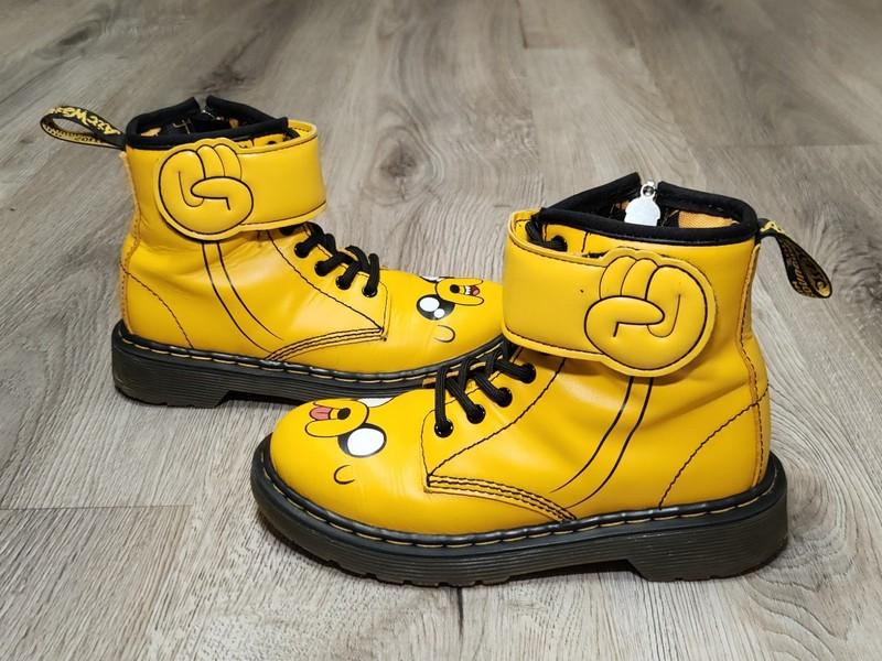 Adventure Time Jake × Doc Dr. Martens Boots Boys Size 13 US Free Shipping
