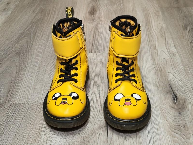 Adventure Time Jake × Doc Dr. Martens Boots Boys Size 13 US Free Shipping