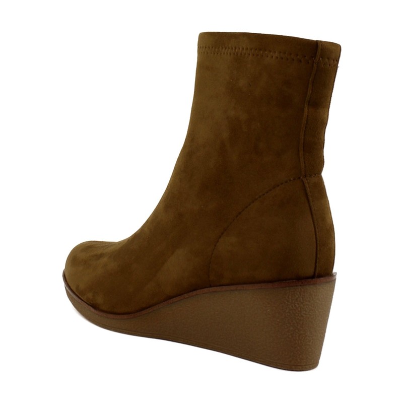 Aerosoles Binnie Womens Boots Tobacco Faux Suede