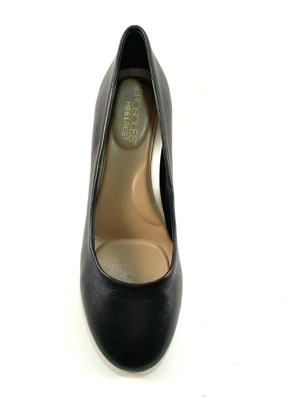 Aerosoles Eye Candy Leather Mid Block Heel Pumps Choose Sz/Color