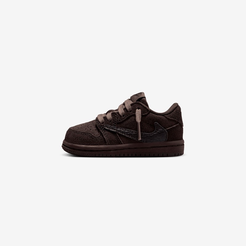 Air Jordan 1 Low Toddler Travis Scott Velvet Brown DO5441-202 Fashion Shoes