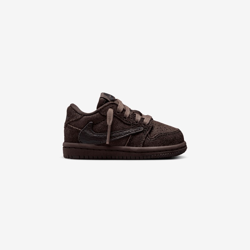 Air Jordan 1 Low Toddler Travis Scott Velvet Brown DO5441-202 Fashion Shoes