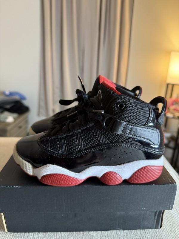 Air Jordan 6 Rings Bred PS Size 12C Used Lightly Worn 323432 062 Replacement Box