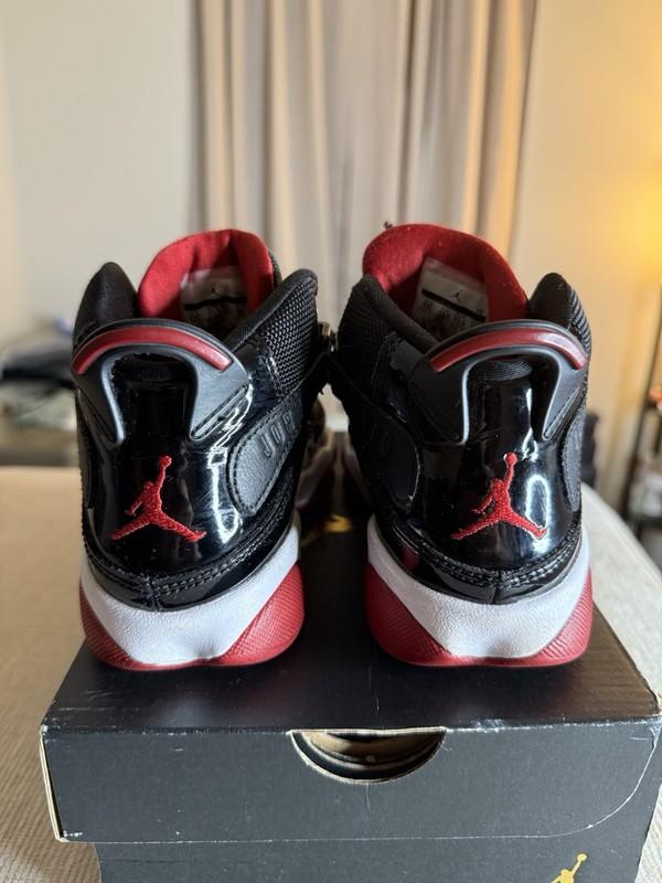 Air Jordan 6 Rings Bred PS Size 12C Used Lightly Worn 323432 062 Replacement Box