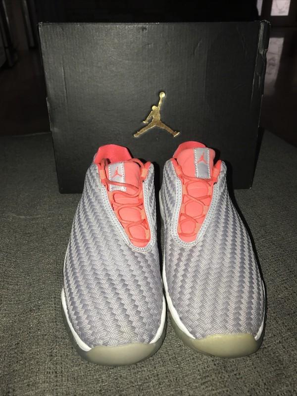 Air Jordan Future Low BG 724813-023 Gray Sneaker Shoes Lace Up SIZE 4.5 Y