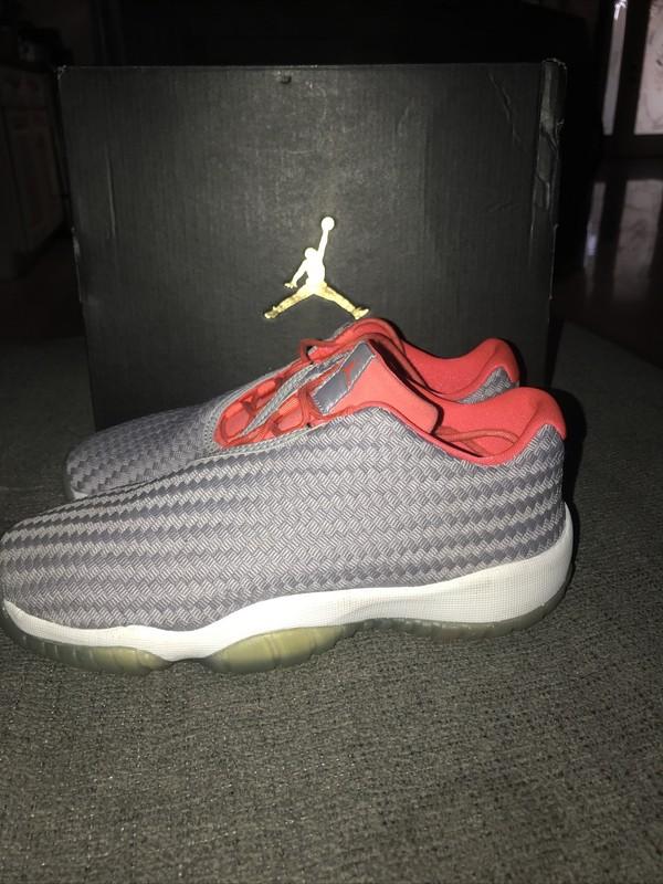Air Jordan Future Low BG 724813-023 Gray Sneaker Shoes Lace Up SIZE 4.5 Y