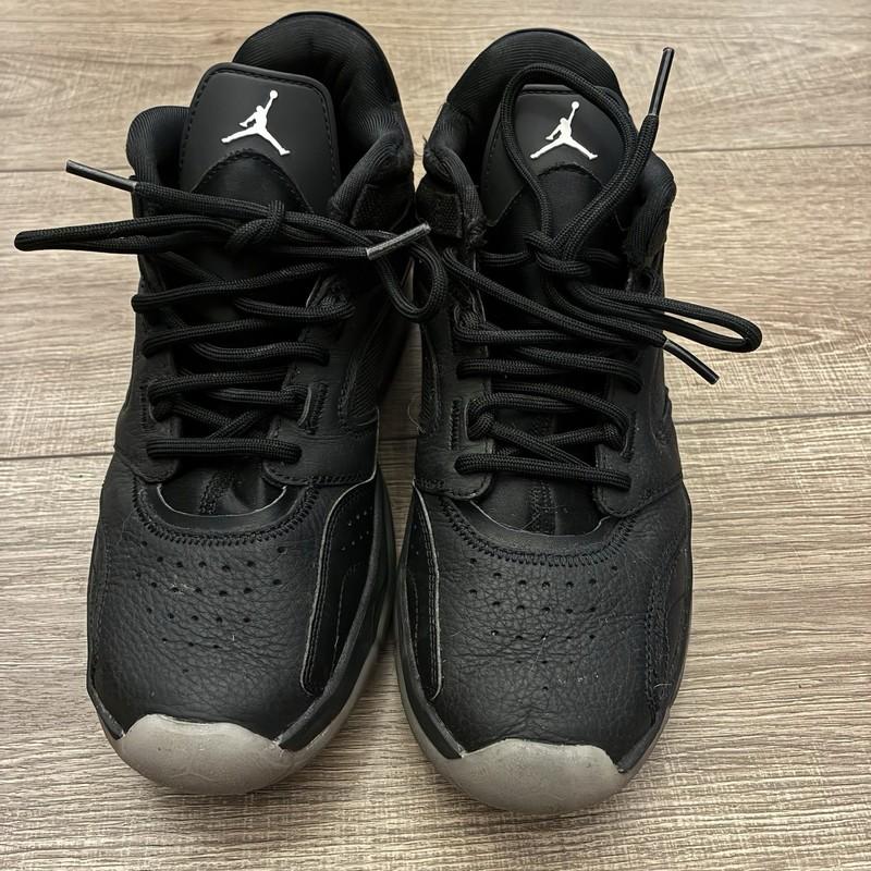 Air Jordan Point Lane Sneakers Black Leather Youth 6.5