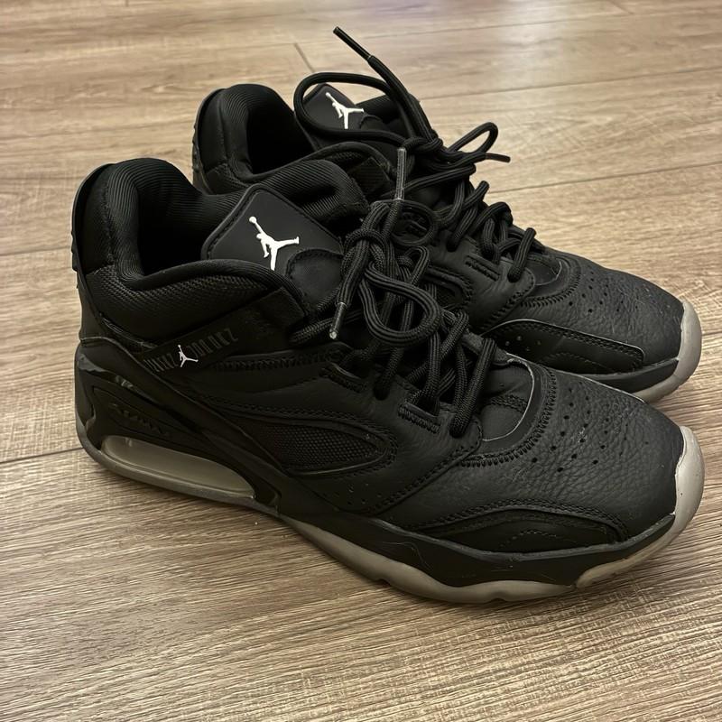Air Jordan Point Lane Sneakers Black Leather Youth 6.5