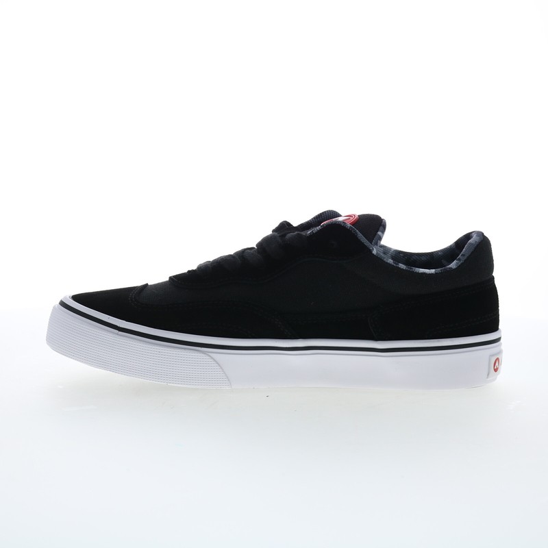 Airwalk Kickflip CW06510M Mens Black Suede Skate Inspired Sneakers Shoes