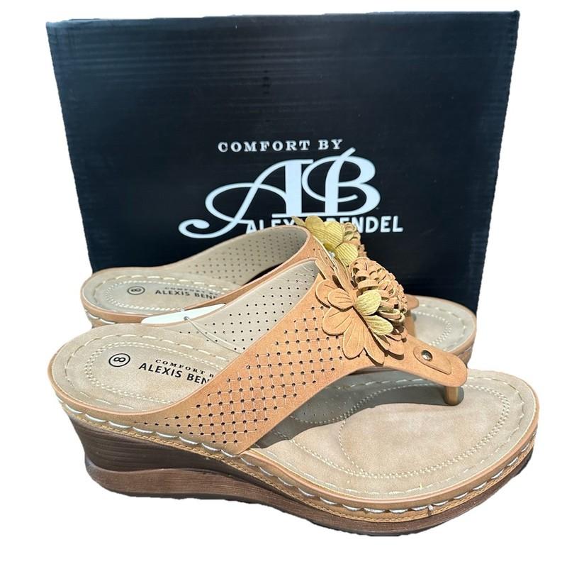 Alexis Bendel Womens Comfort Sandal Soft Cushion Orthopedic Arch Support