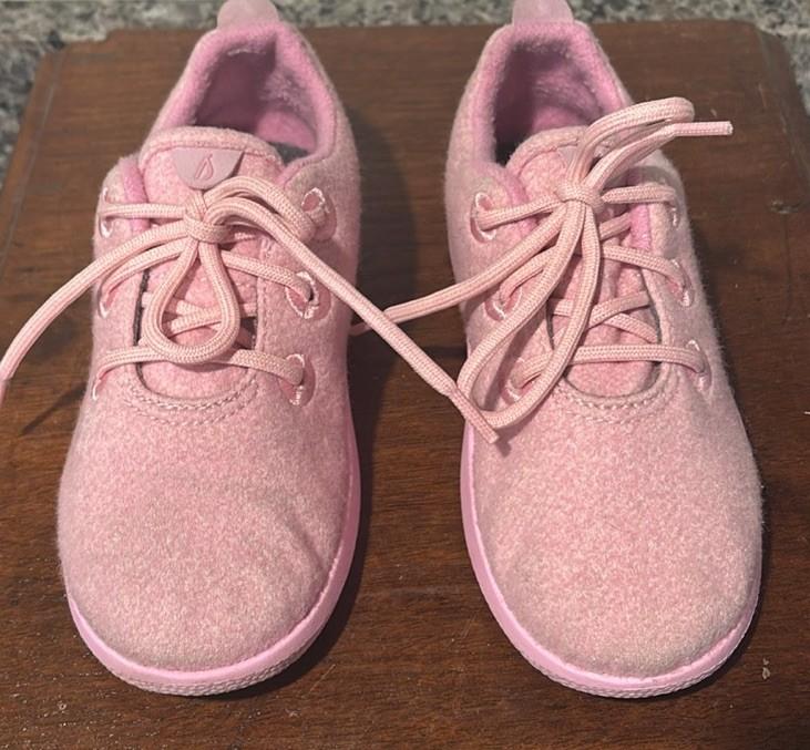 Allbirds Girls Smallbirds Wool Runner Sneakers In Pink SZ 12