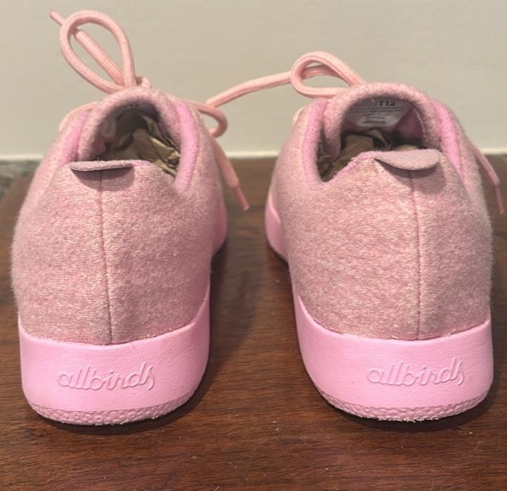 Allbirds Girls Smallbirds Wool Runner Sneakers In Pink SZ 12