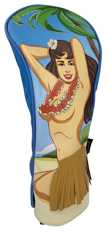 Aloha Girl Embroidered Driver Headcover By ReadyGOLF