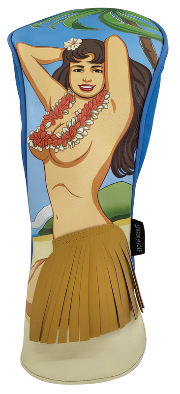 Aloha Girl Embroidered Driver Headcover by ReadyGOLF