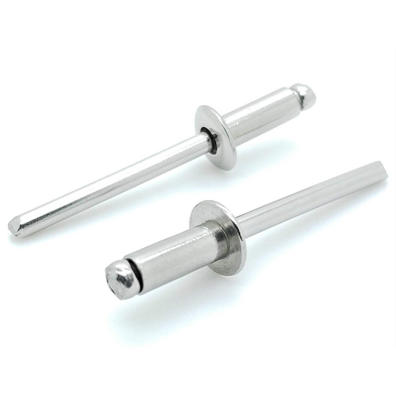 Aluminum Blind Rivets Bulk (#6-4) 3/16" Diameter x 1/4" Grip 1000 Qty (BCP474)