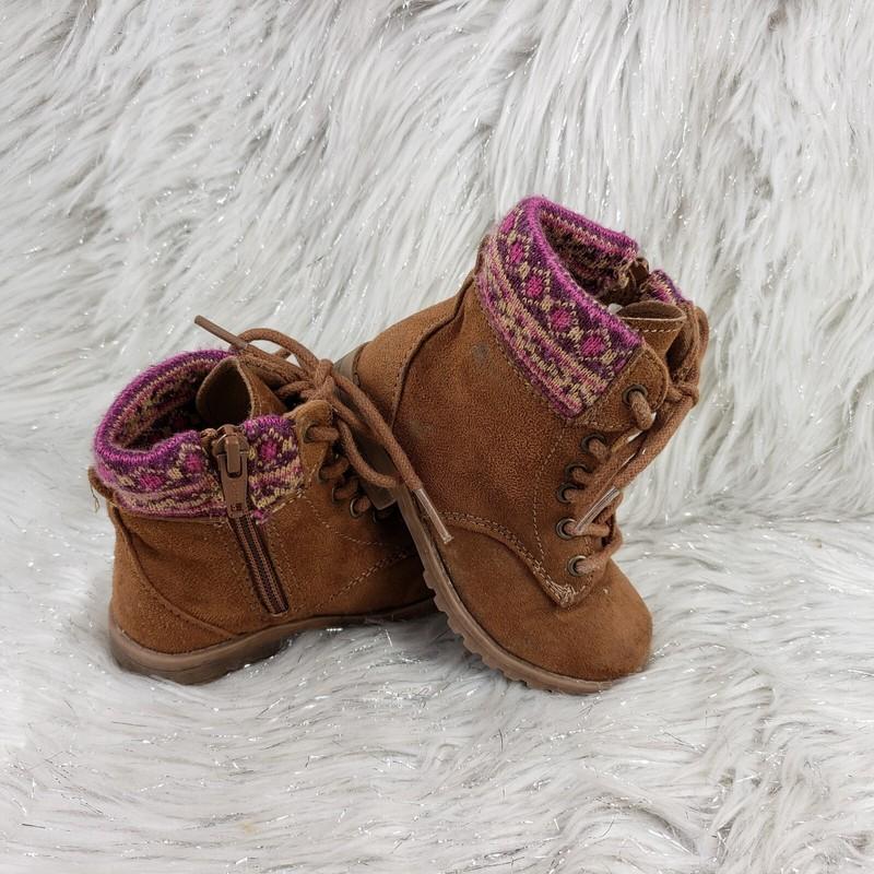 AMERICAN EAGLE Brown Casual Boots Toddler Size 7.5